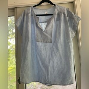 GAP Blue Striped Blouse
